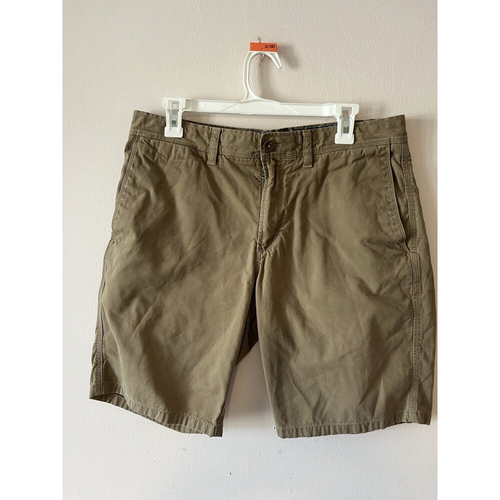 Banana Republic Aiden Shorts Men’s 32 Khaki Tan Chino Cotton Casual 9”